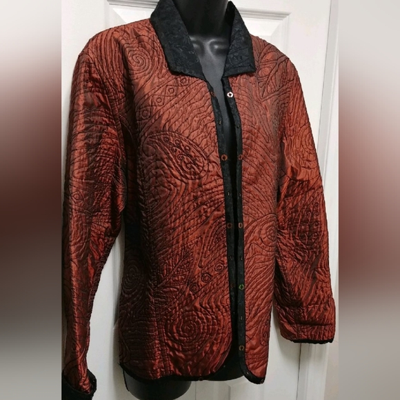 Yak Magik embroidered silk jacket - Picture 8 of 9